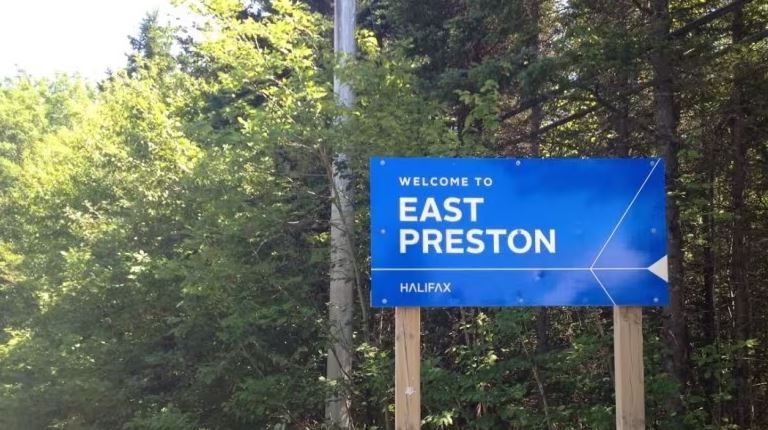 East Preston sign