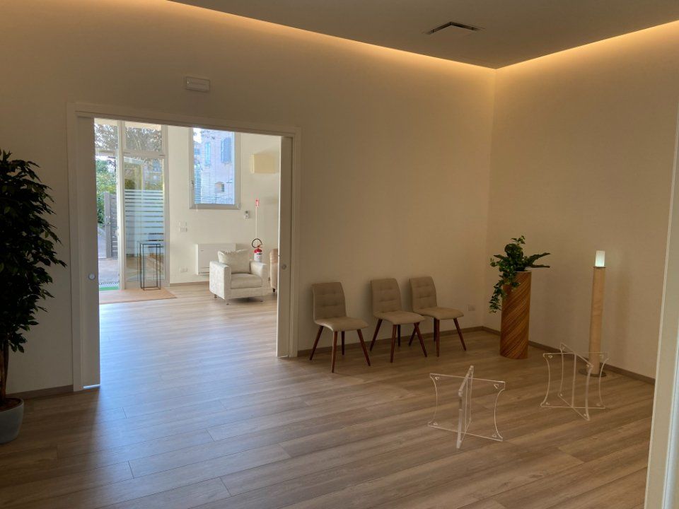 vista all'interno di una camera ardente