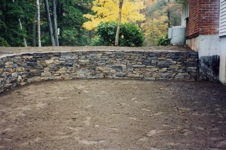 Stone Landscaping in Home Garden — Hartford, CT — Frank Pappa & Sons, Inc