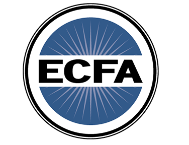 ECFA logo: black text 