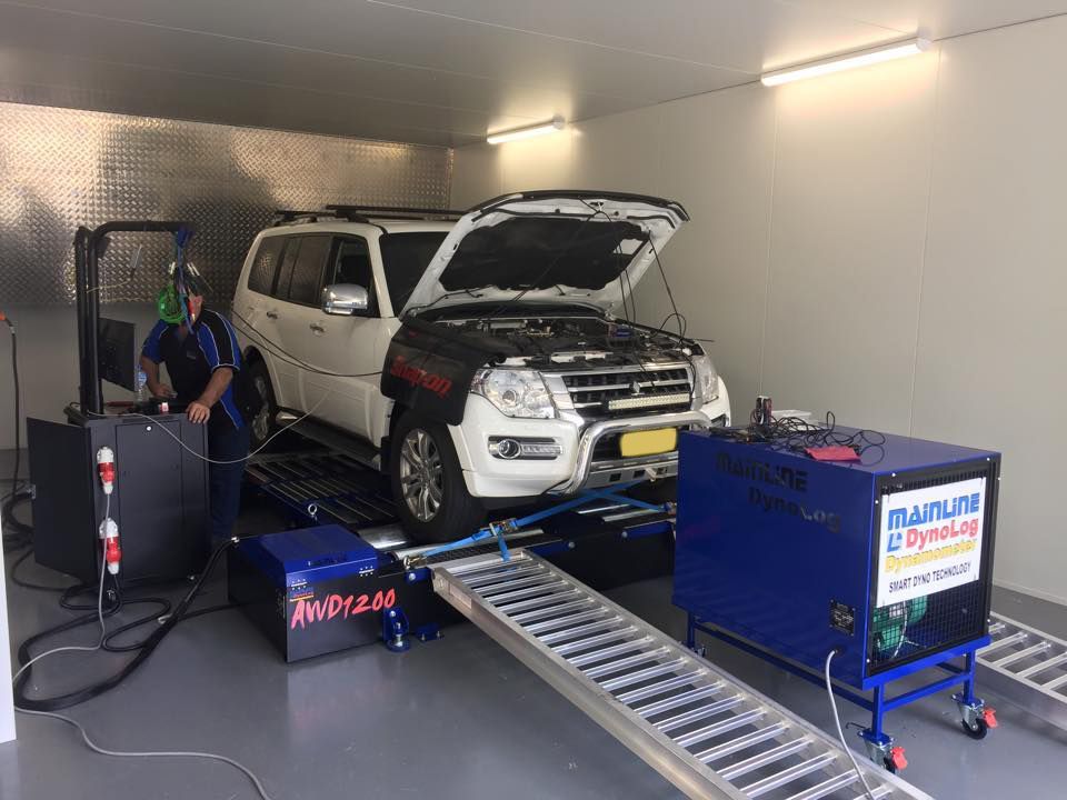 White SUV is Being Tested in a Garage — Ulladulla, NSW — B & D Automotive Repairs
