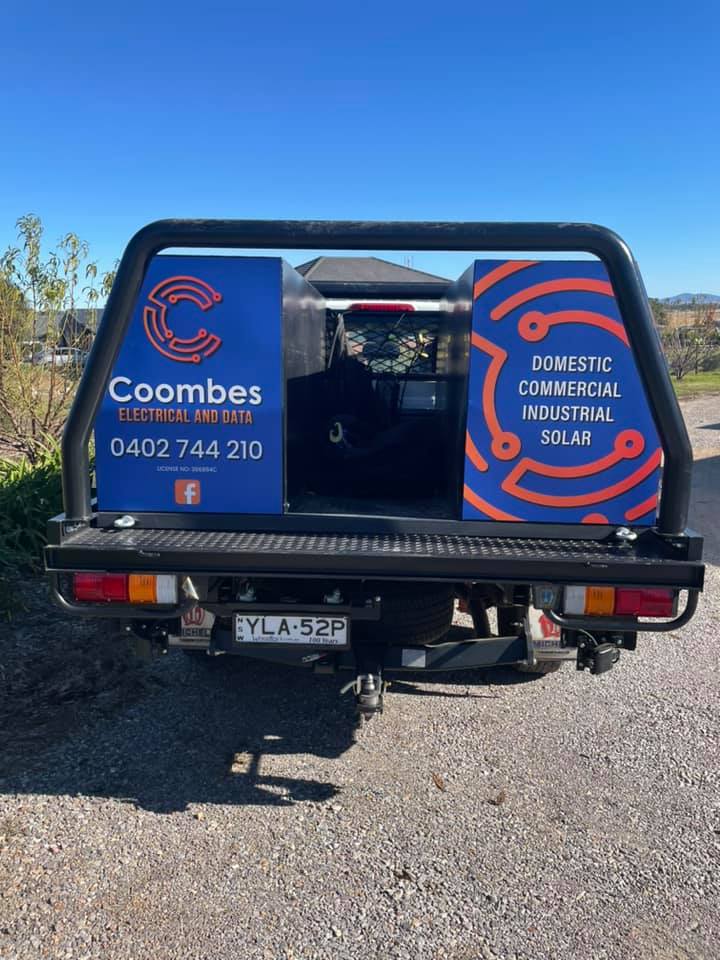 Coombes Service Vehicle — Electrical Services in Tamworth, NSW