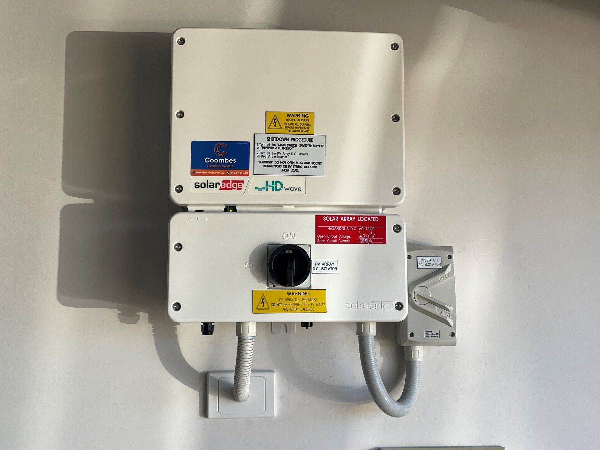 Solar Edge Solar Power Board — Electrical Services in Tamworth, NSW