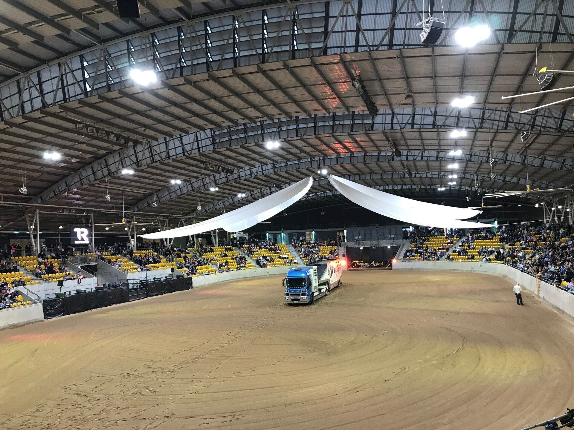 Indoor Stadium Light Installation Project — Electrical Services in Tamworth, NSW