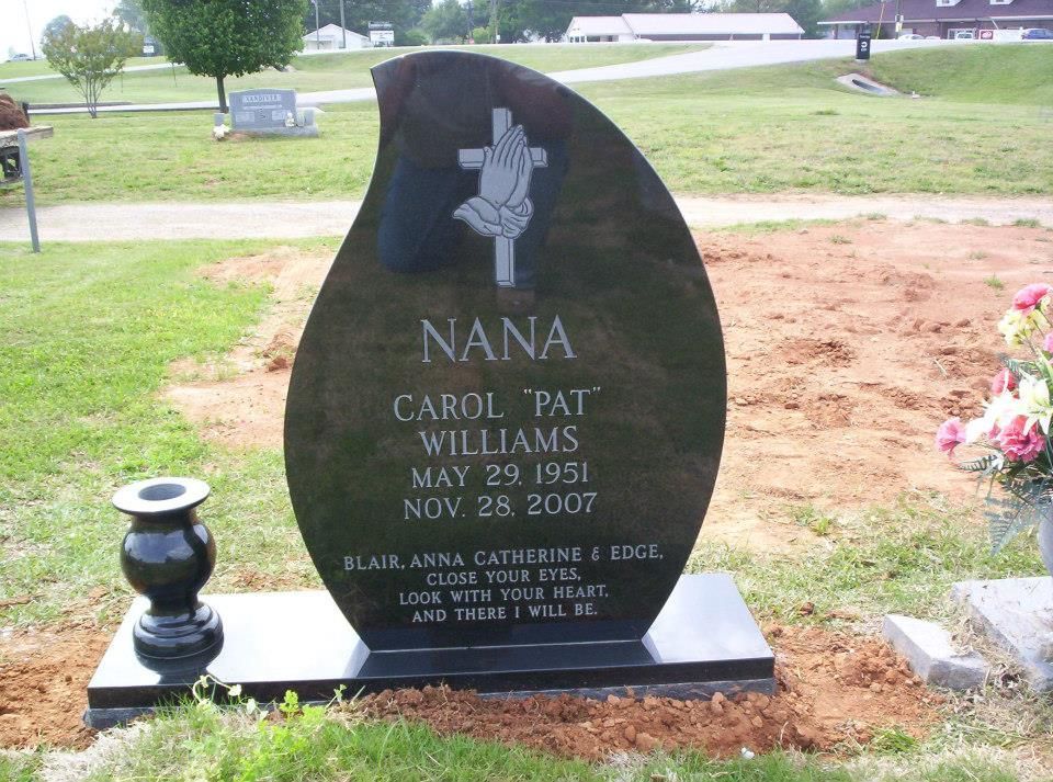 Headstone for Carol