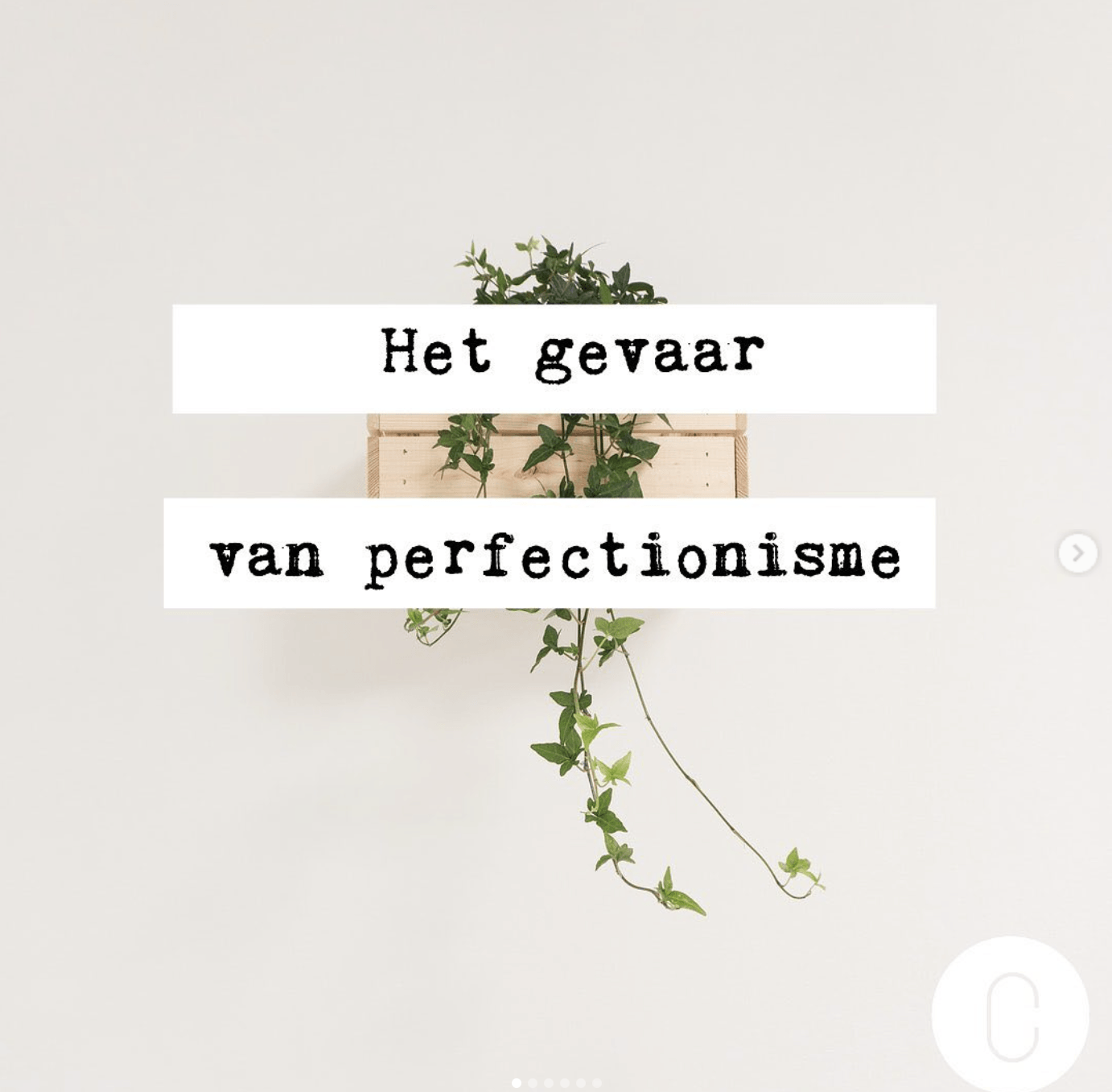 perfectionisme