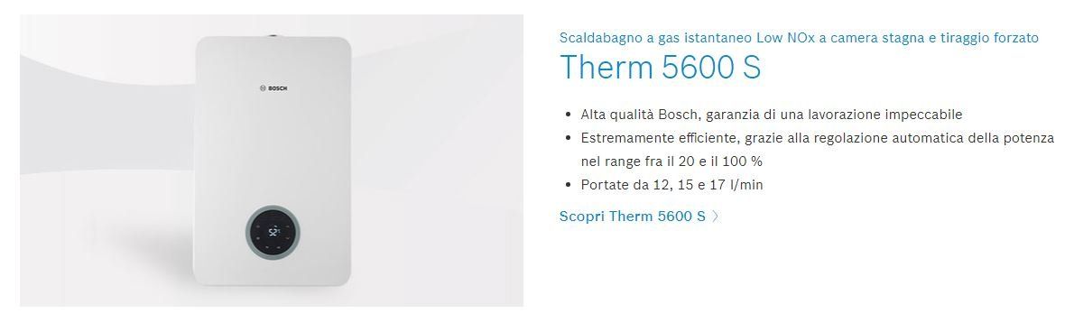 Scaldacqua Therm Bosch 5600 S