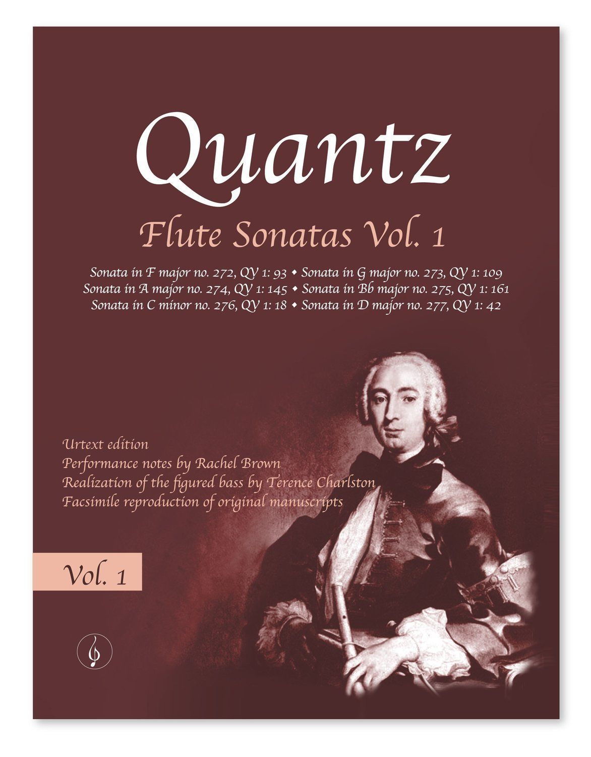 Quantz Flute Sonatas Volume 1 Cover