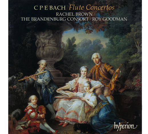 CPE Bach Flute Concertos CD Cover