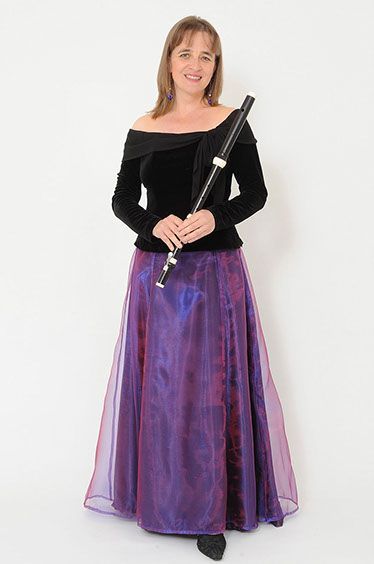 Rachel Brown Portrait with flute