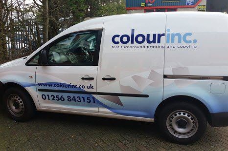 Colour Inc Ltd printing delivery van