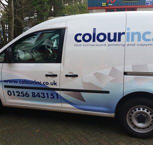 Colour Inc delivery van Basingstoke