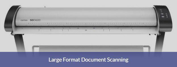 Large format document scanning service Basingstoke Hampshire area