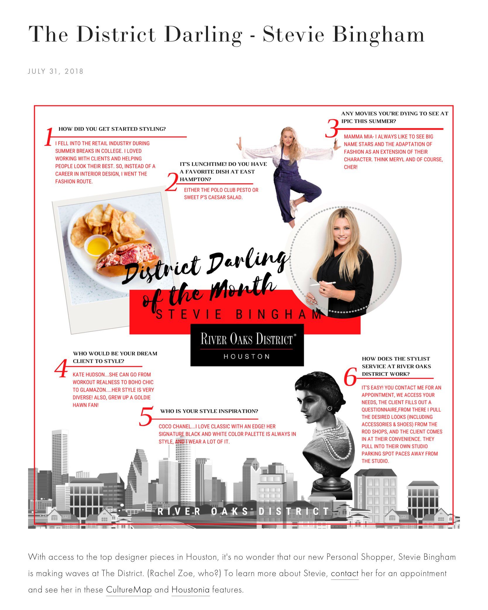 Stevie Bingham District Darling