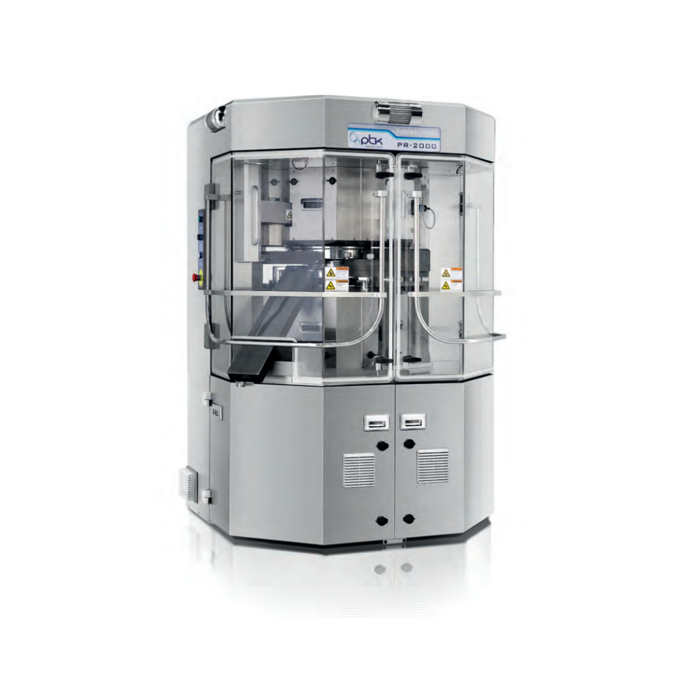 Circular tray filled with small glass vials, likely for medical or laboratory use.