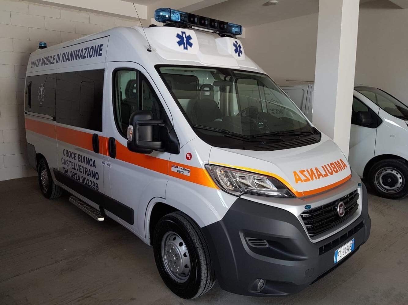 Ambulanza privata attrezzata
