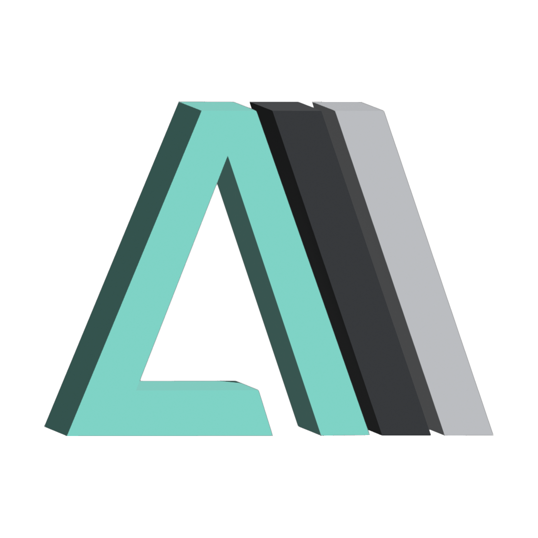 The letter a is stacked on top of each other on a white background.