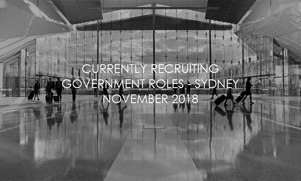 Recruiting for Government roles in Sydney
