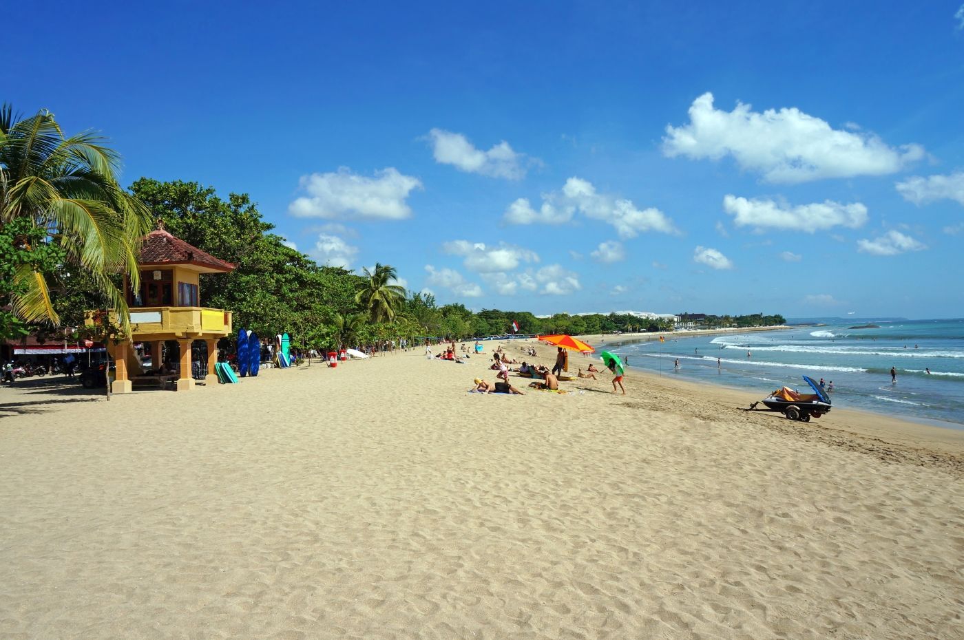Kuta beach in bali
