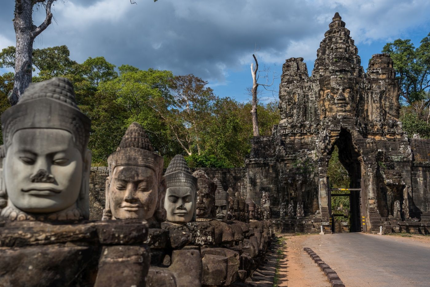 afbeelding van een oude tempel in Cambodja