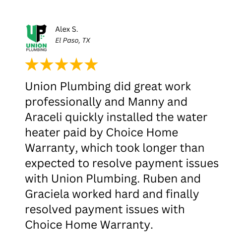 plumber in el paso tx
