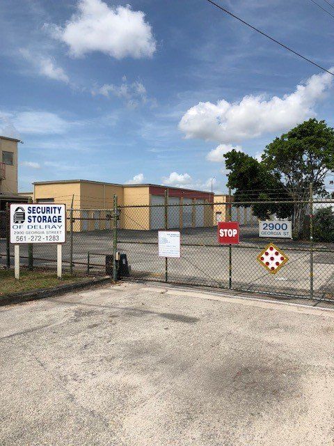 Self Storage — Closed Gate in Delray Beach, FL
