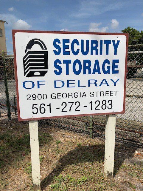 Storage Near Me — Company Sign in Delray Beach, FL