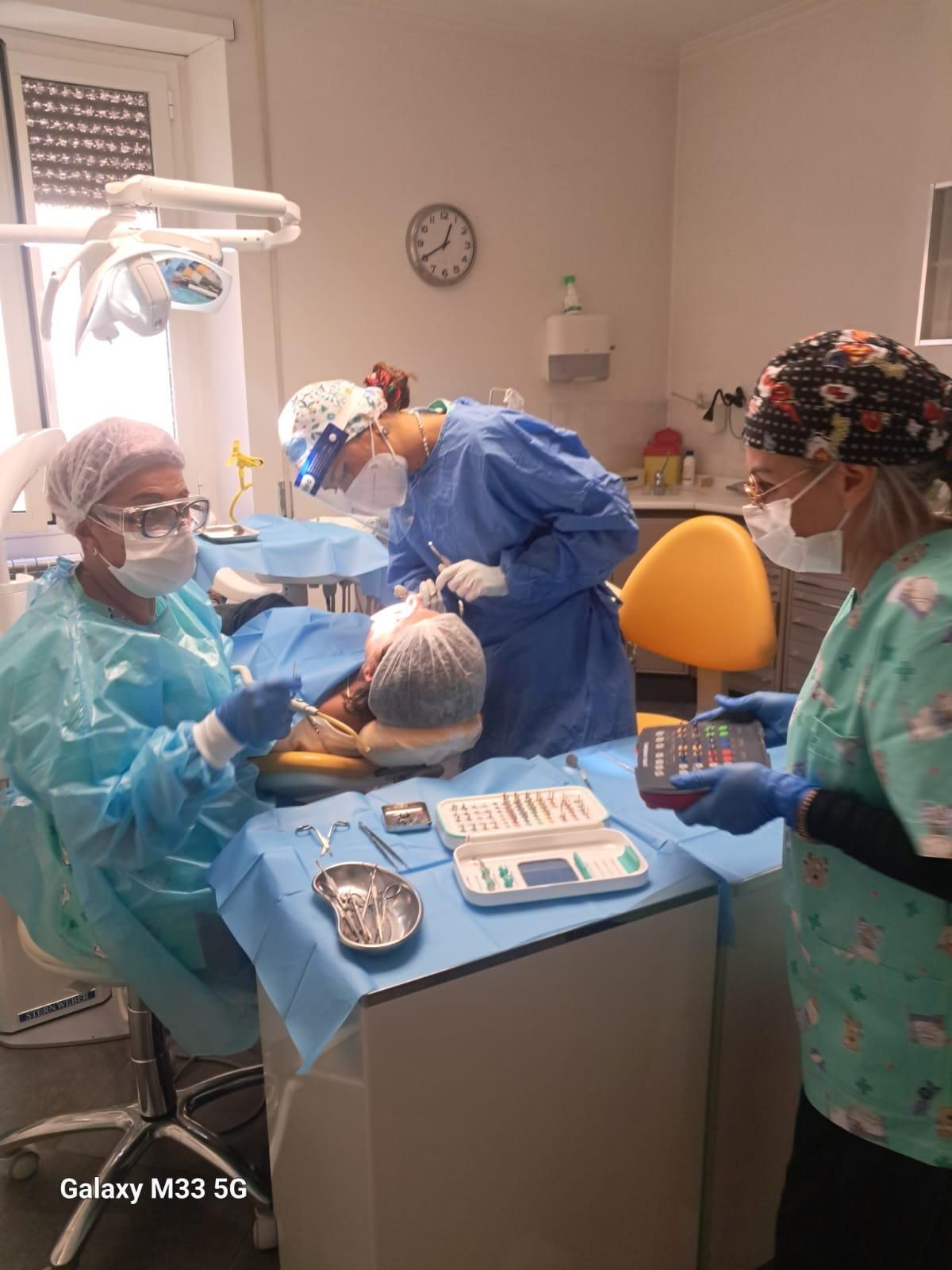 Il team dello studio odontoiatrico a Balduina, Roma