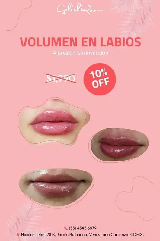 GELISH ROOM - volumen de labios