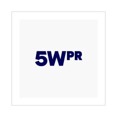 The logo for 5wpr is a blue logo on a white background.