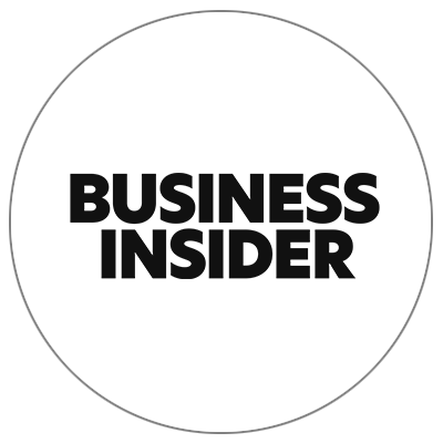 The business insider logo is in a circle on a white background.