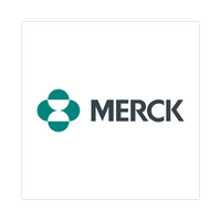 The merck logo is on a white background.