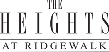 The Heights at RIdgewalk black logo.