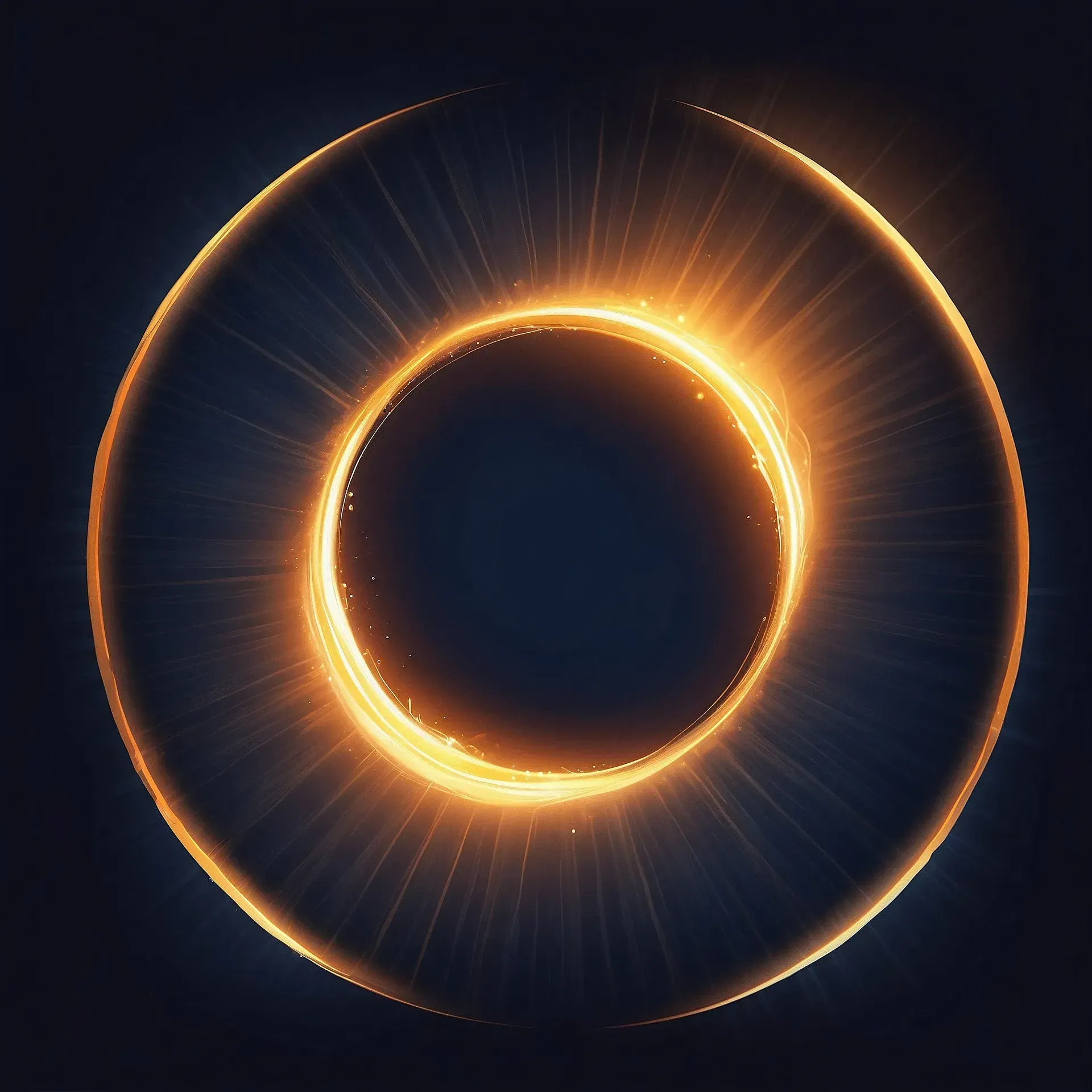 Leuchtender Energiering – Energetik