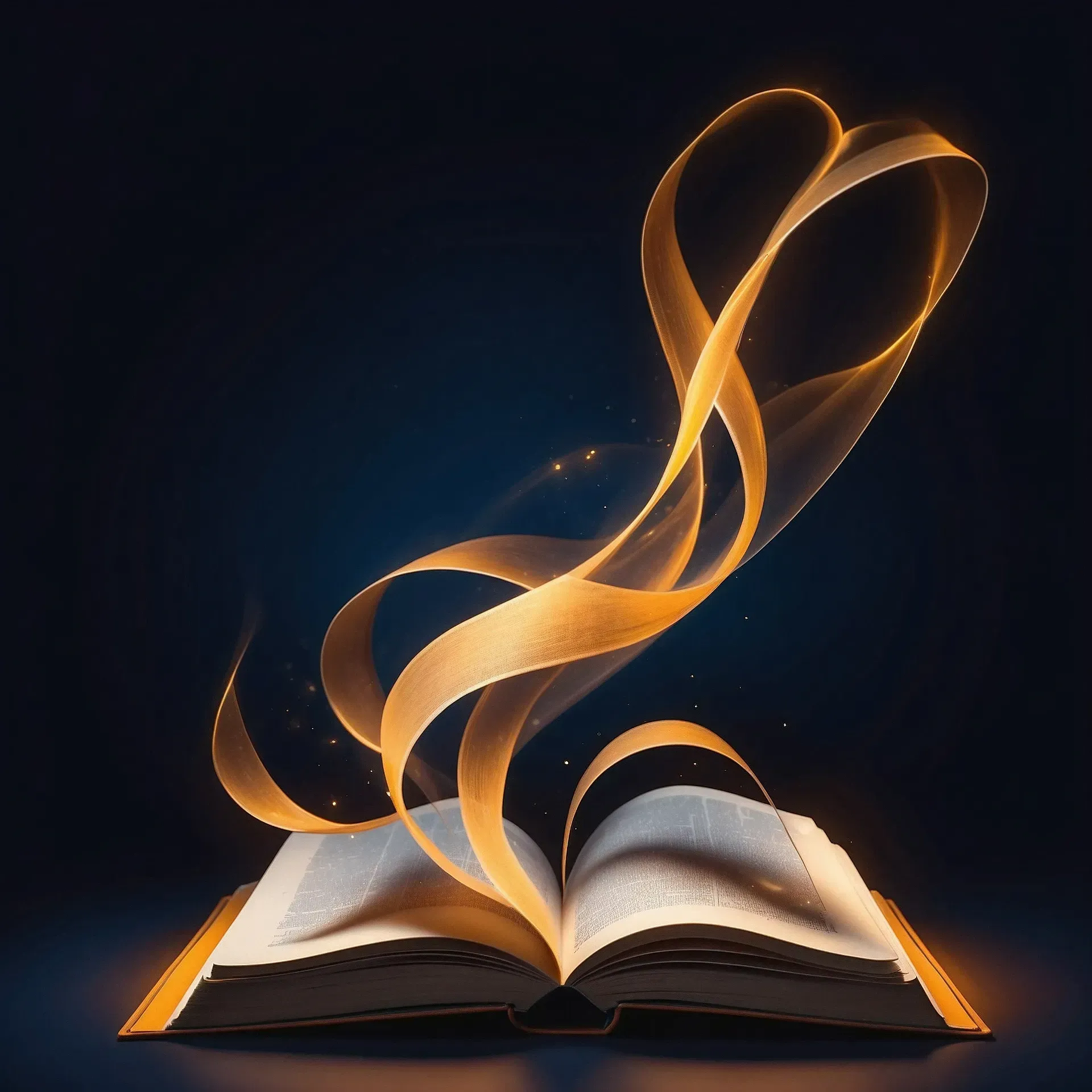 Leuchtendes goldenes Band – Energetik