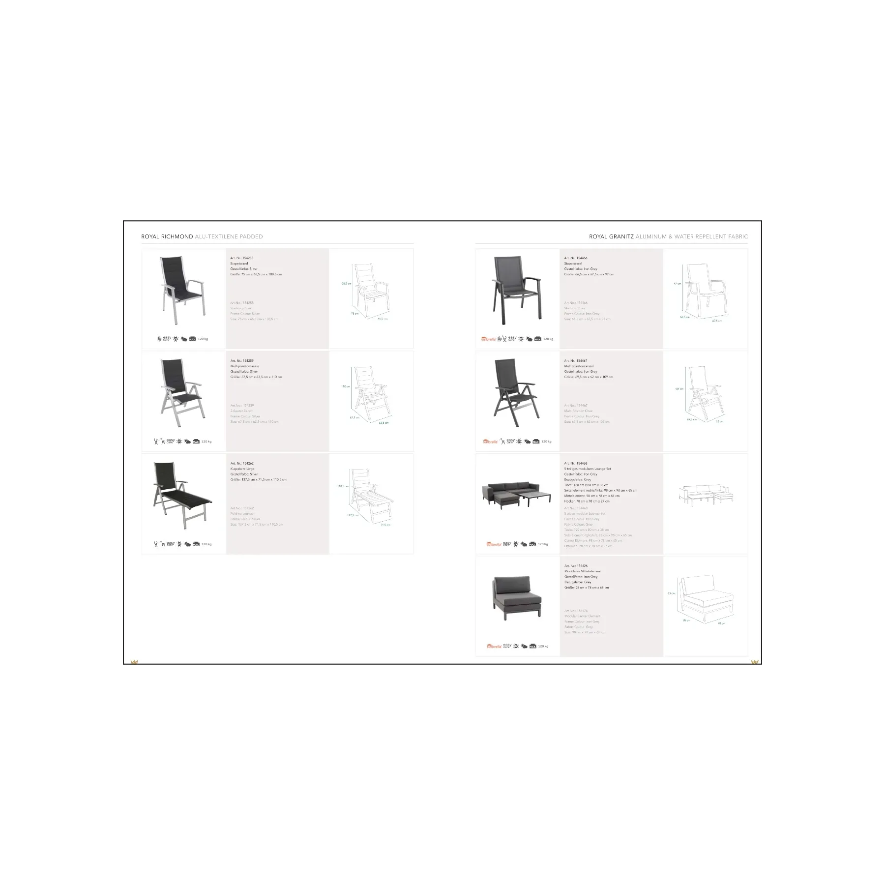 Royal Garden Gartenmöbel Katalog – extrasicht Grafikdesign