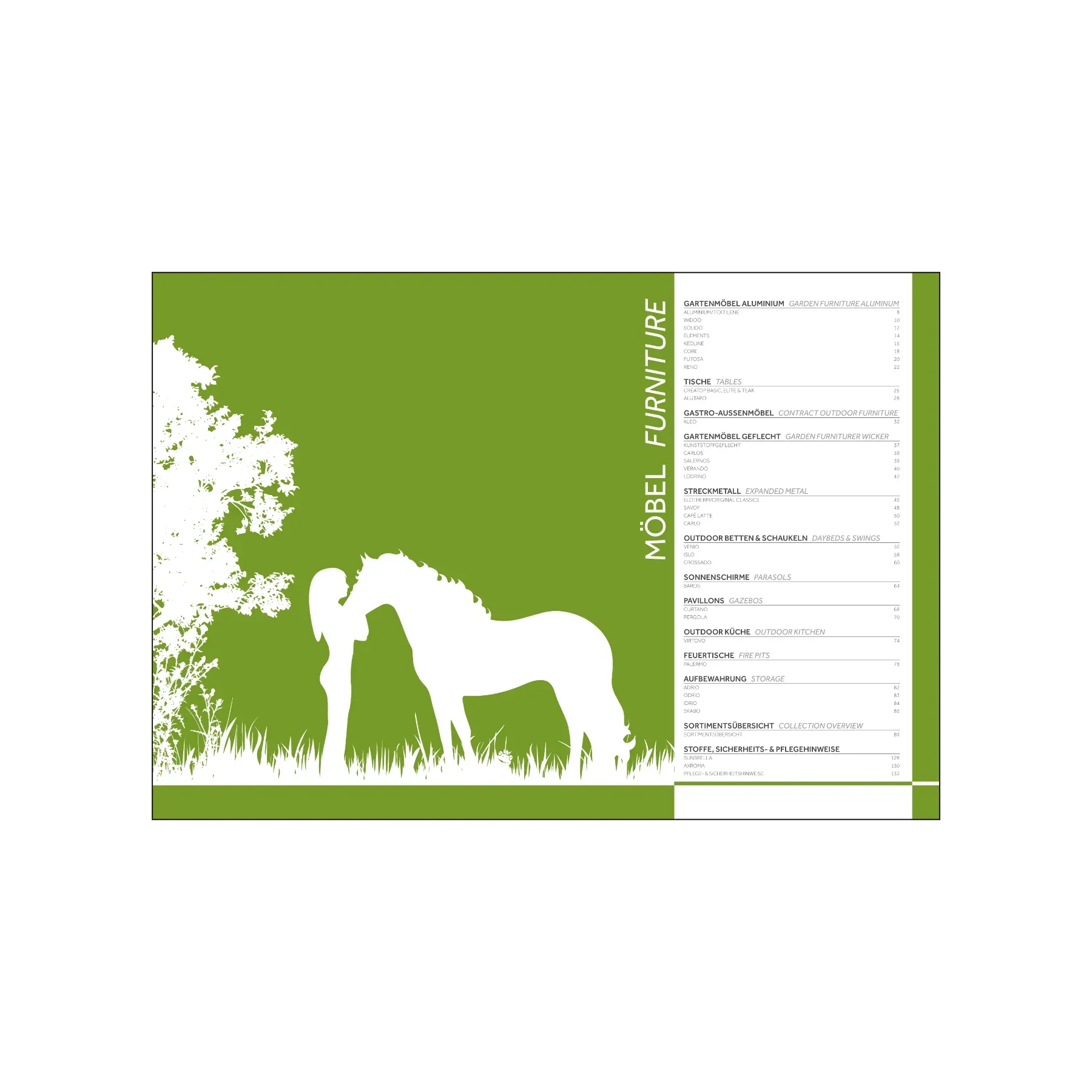 MWH Gartenmöbel Katalog – extrasicht Grafikdesign