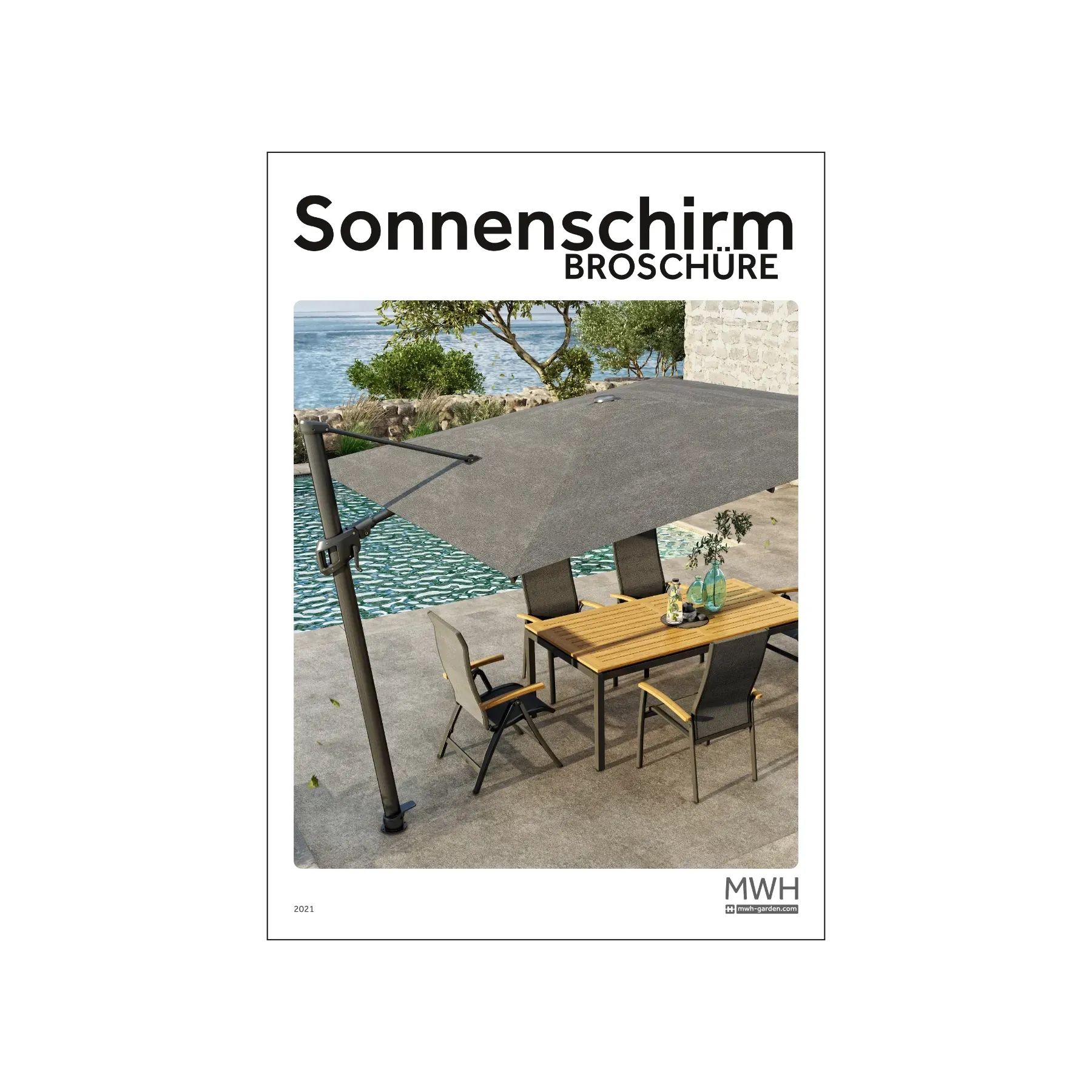 MWH Sonnenschirm Flyer – extrasicht Grafikdesign