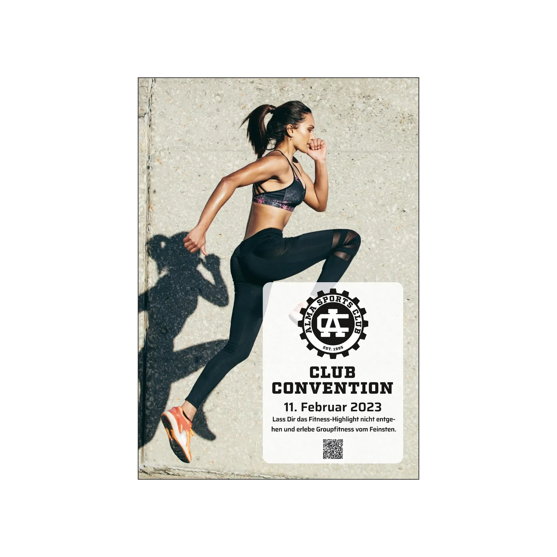 Sportlerin Running Kampagne – extrasicht Design