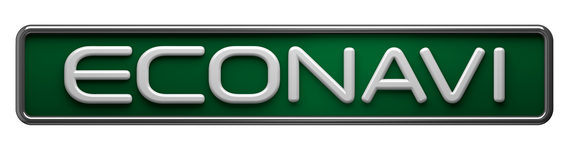 Un panneau vert sur lequel est écrit econavi
