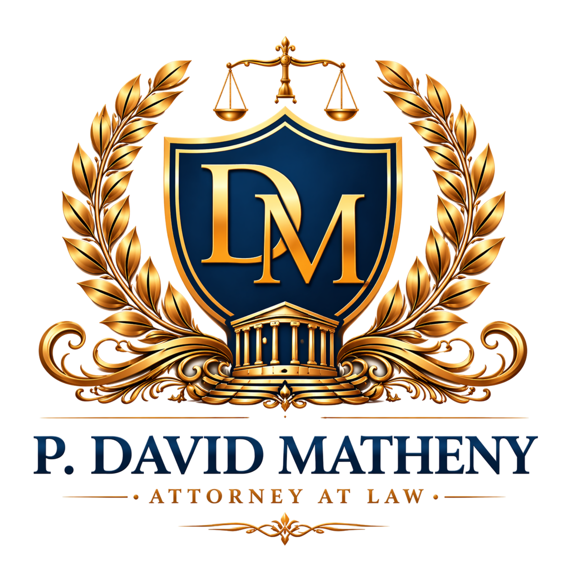 P. David Matheny Logo