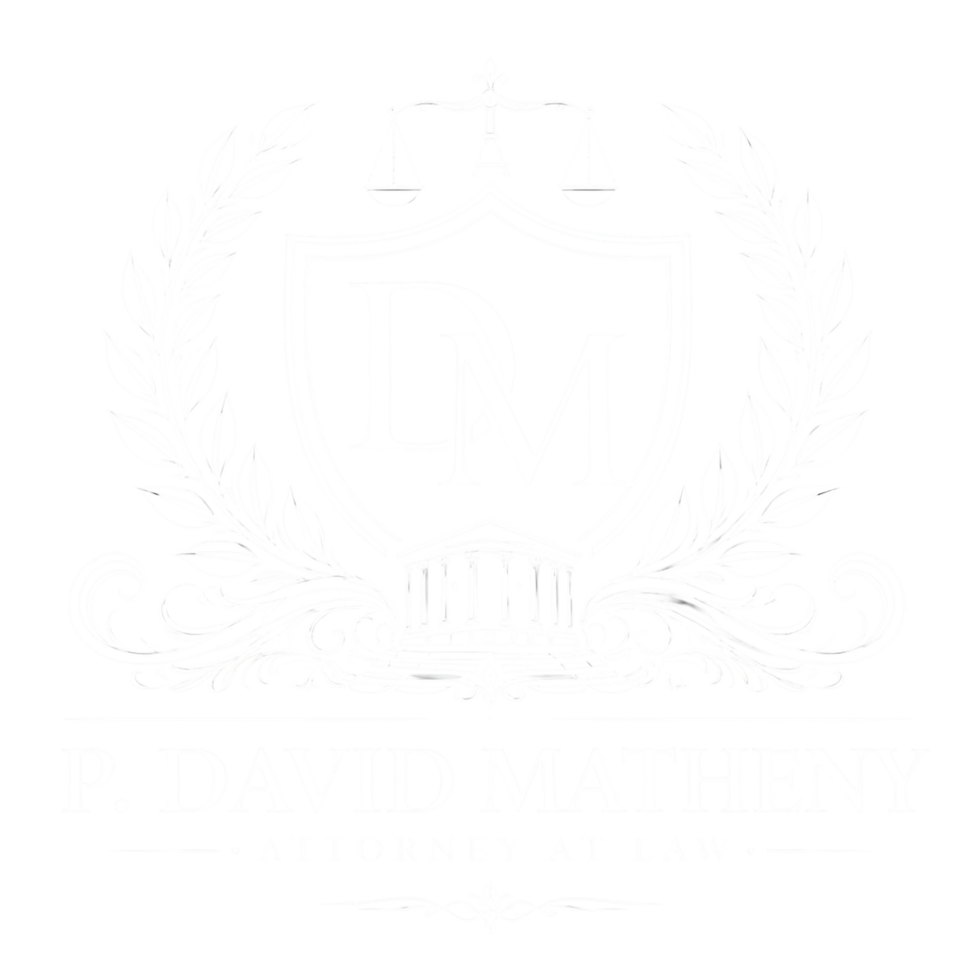 P. David Matheny Logo