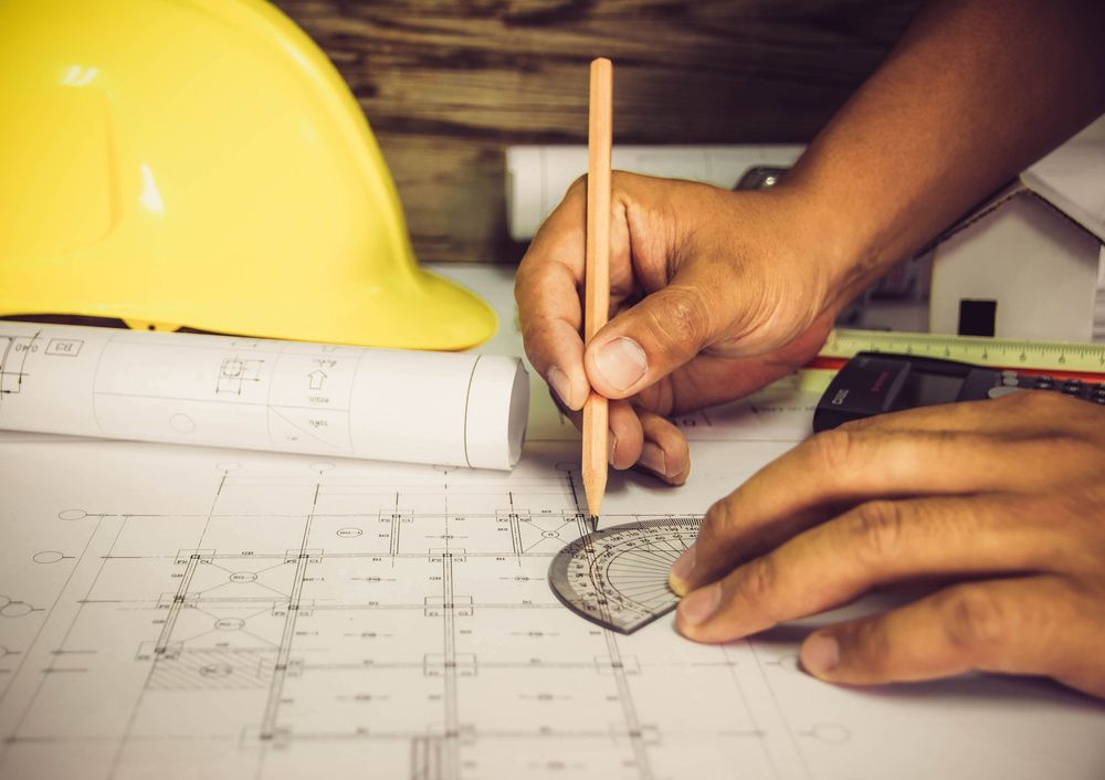 Using Protractor In Sketching For Sharp Measurement — Experienced Builder in Bowen, QLD