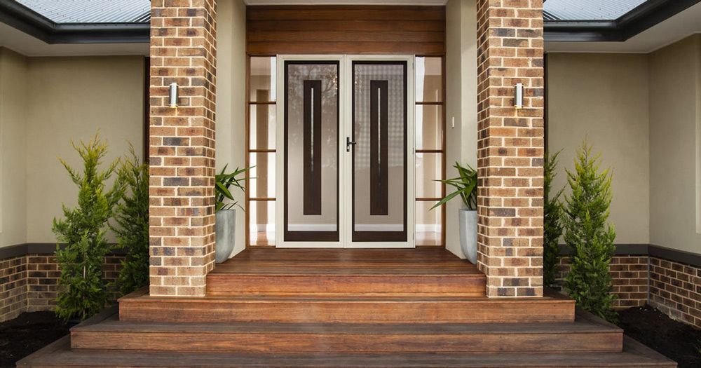 Stylish Main Entrance Doors — Experienced Builder in Bowen, QLD