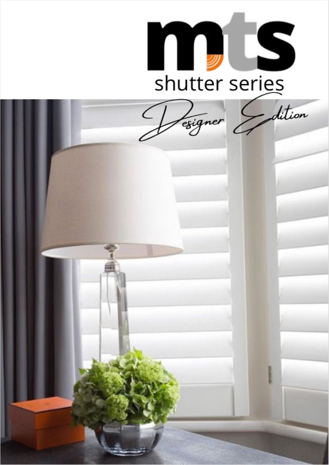 MTS sHutter Series Advertisement. Interior With Lamp, Shutters — My Timber Flooring Blinds & Shutters in Erina, NSW