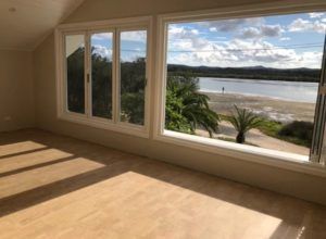 Bright Room With Large Windows — My Timber Flooring Blinds & Shutters in Erina, NSW