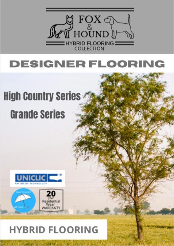 Fox & Hound Hybrid Flooring Advertisement — My Timber Flooring Blinds & Shutters in Erina, NSW