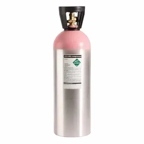 Pink helium balloon tank