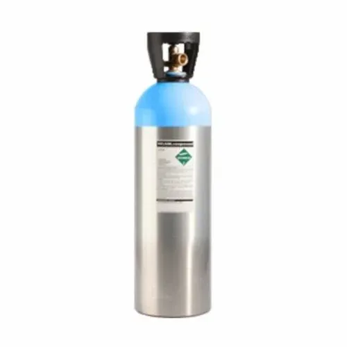 Blue helium balloon tank