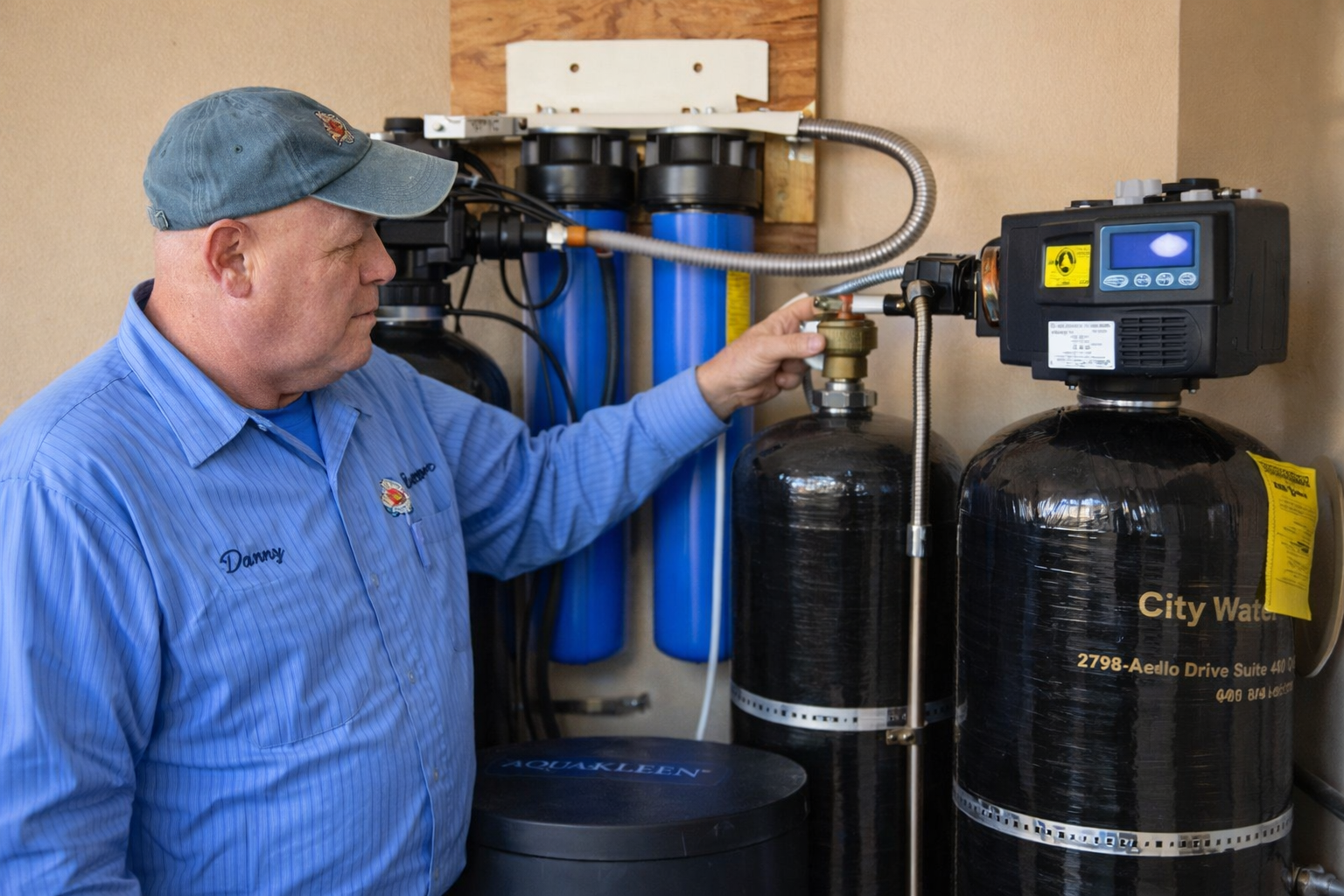 Water filtration system repairs in Lancaster